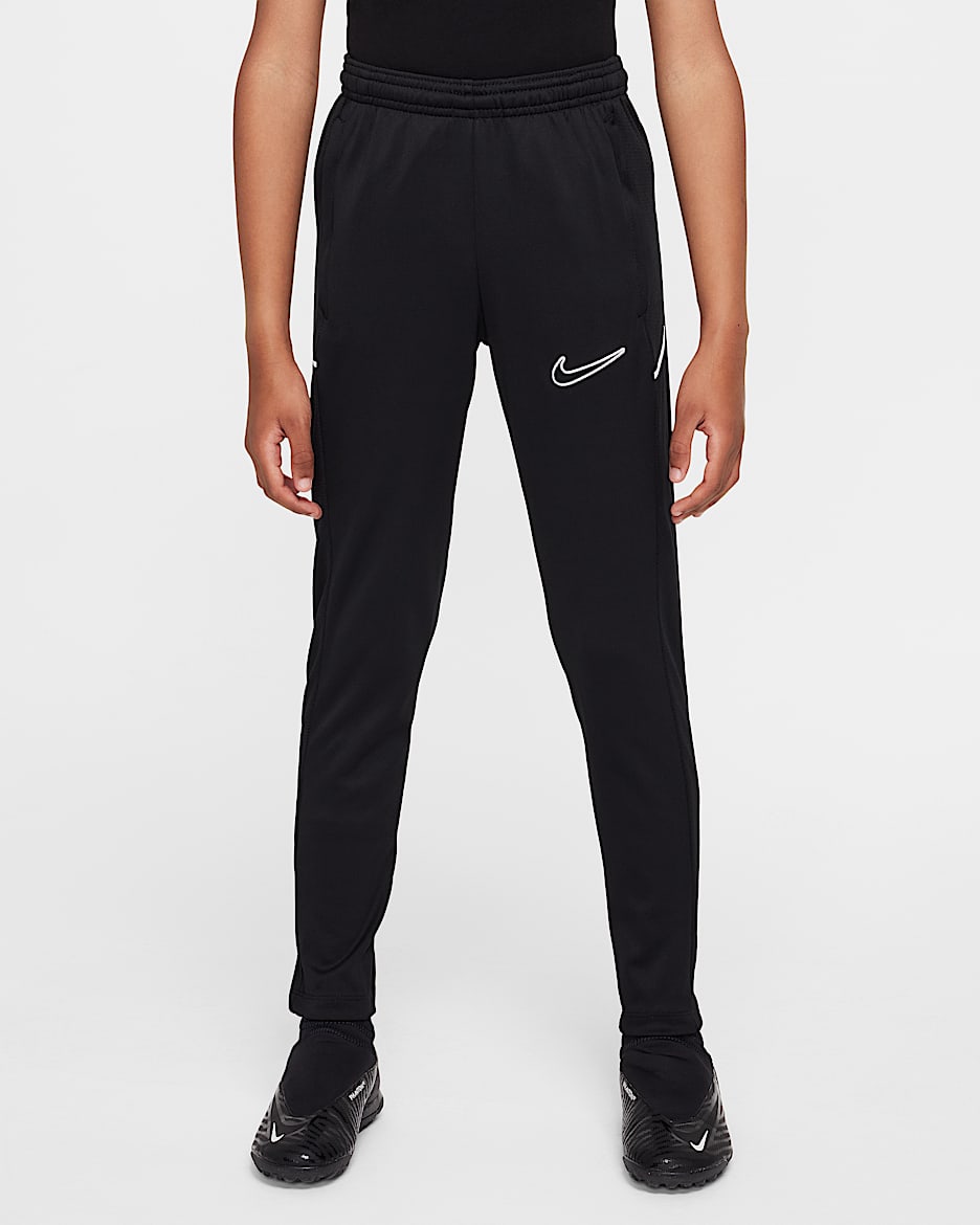 Nike Academy Older Kids Dri FIT Football Pants Black Polyester